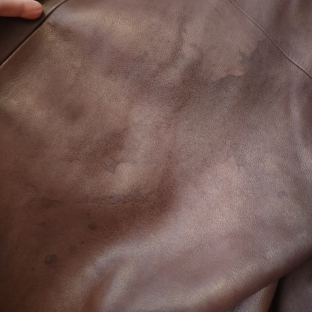 Polo by Ralph Lauren Large Brown Leather Jacket L - Picture 7 of 9